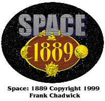 Space: 1889 Logo. Space: 1889 Copyright 1999 by Frank Chadwick